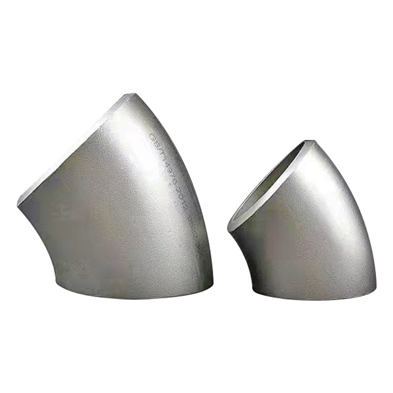 Elbow 45 ° Butt Weld 40s 316 Feistis feadán cruach dhosmálta sábháilte agus saor ó sceitheadh