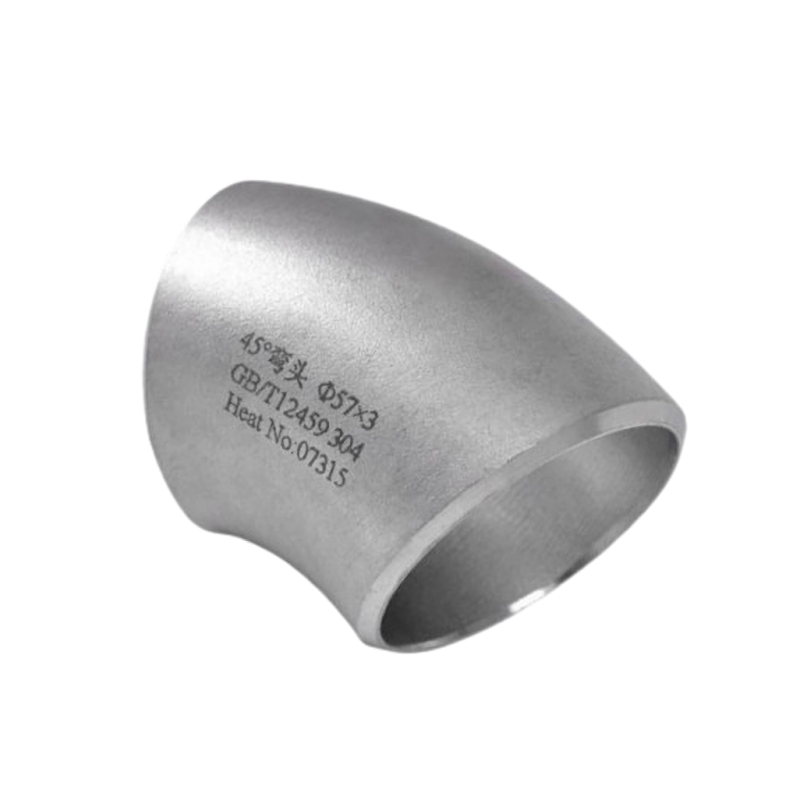 Elbow 45 ° Butt Weld 40s 316 Feistis feadán cruach dhosmálta sábháilte agus saor ó sceitheadh