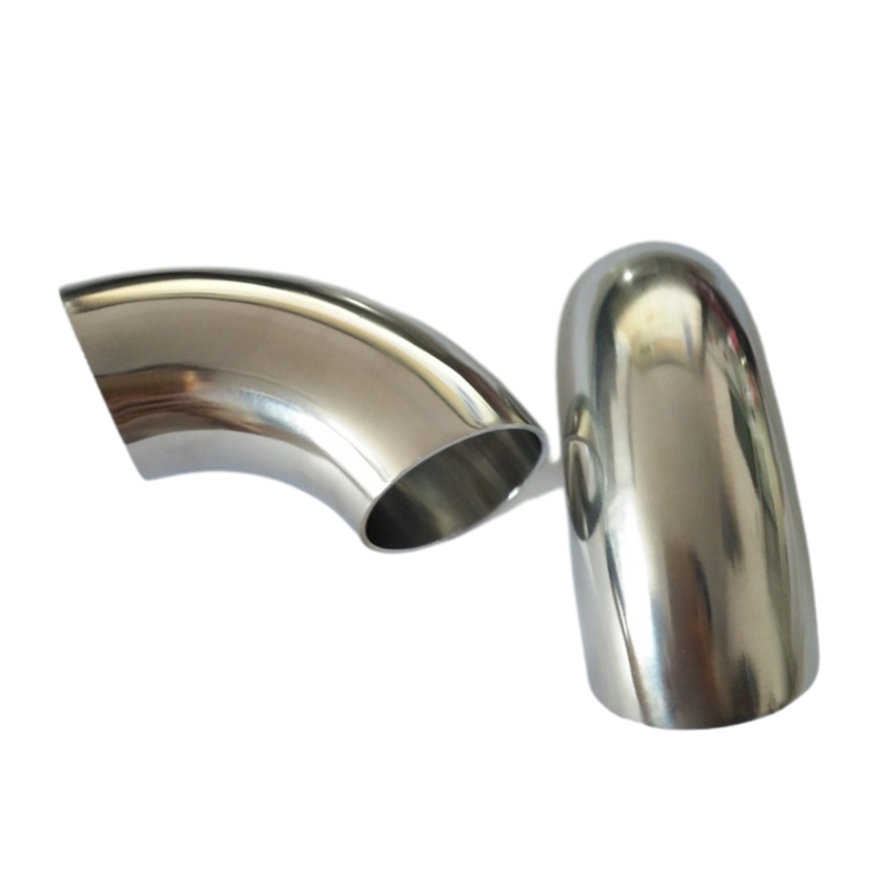 Cruach dhosmálta Tá Weld Weld Weld Brushed 90 ° Ga Gearr (SR) Bends Feadán