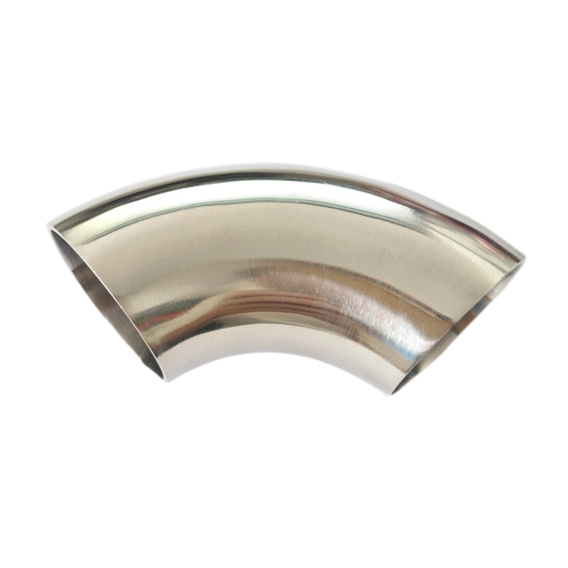 Cruach dhosmálta Tá Weld Weld Weld Brushed 90 ° Ga Gearr (SR) Bends Feadán