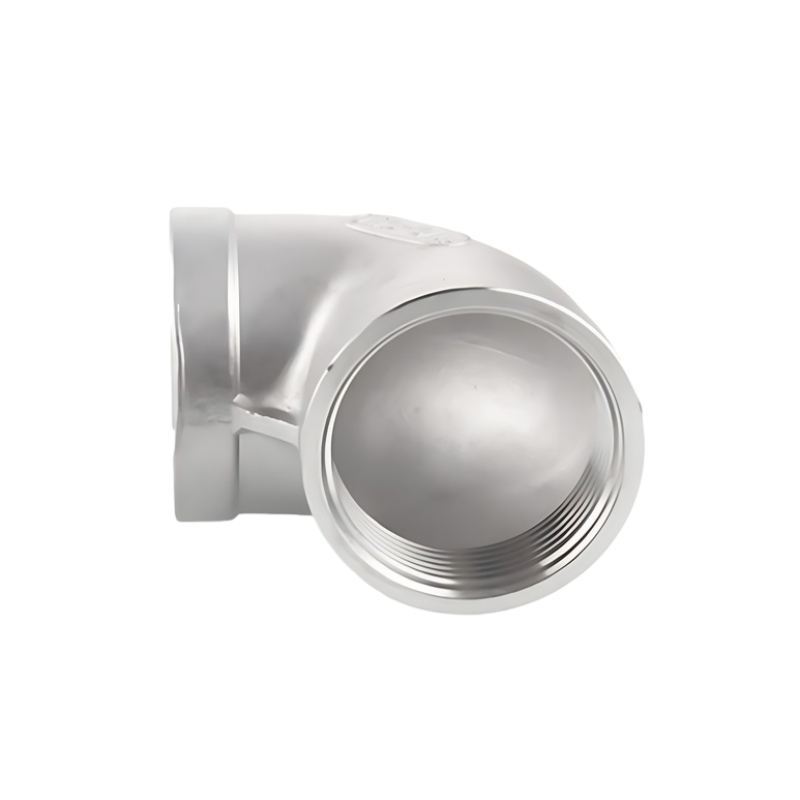 Cruach dhosmálta 316L Cruach dhosmálta Snáithithe Snáithithe Snáithithe 90 ° Píobán Elbow