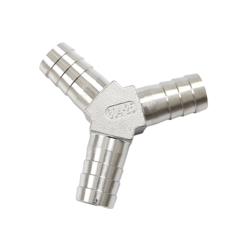 3 bhealach Y Feistiú píopaí cúplála deilgneach múnlaithe le haghaidh ola uisce agus gás